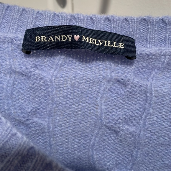 Brandy Melville Olson Wool Cable Knit Cardigan - Picture 3 of 5